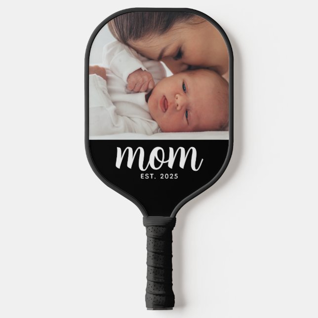 Palas De Pickleball Mom Established Fun Script Photo (Anverso)