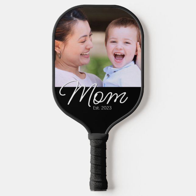 Palas De Pickleball Mom Established Fun Script Photo (Anverso)