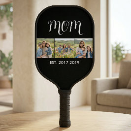 Palas De Pickleball Mom Established Modern Bold Script Black 3 Photo