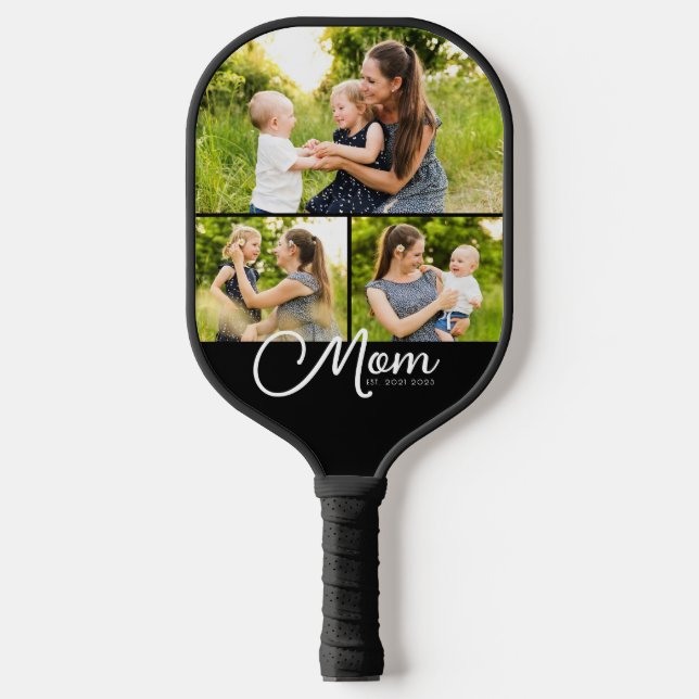 Palas De Pickleball Mom Established Modern Script 3 Photo  (Anverso)