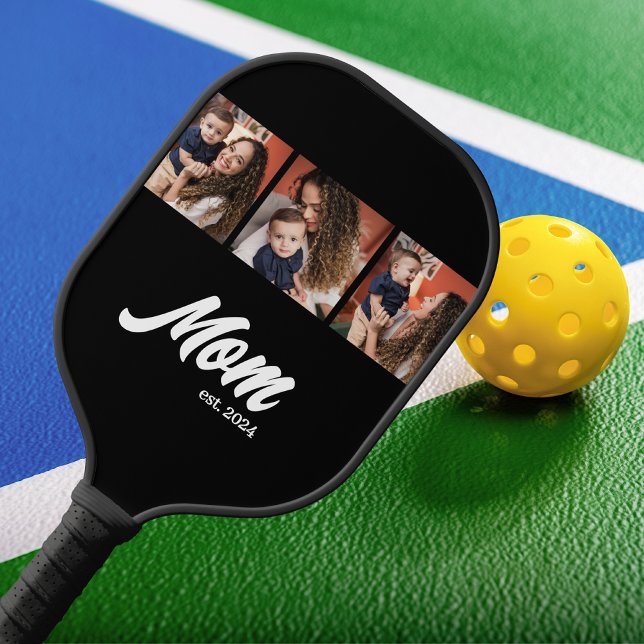 Palas De Pickleball Mom Established Modern Script Black Photo (Subido por el creador)