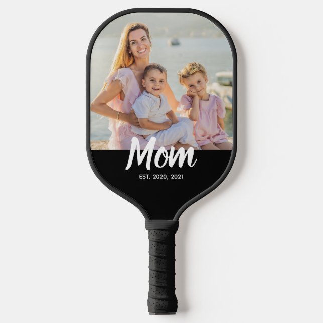 Palas De Pickleball Mom Established Modern Script Photo (Anverso)