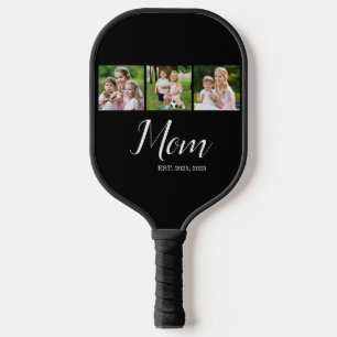 Palas De Pickleball Mom Established Script Negro 3 Foto