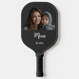 Palas De Pickleball Mom Established Year Black Modern Script 