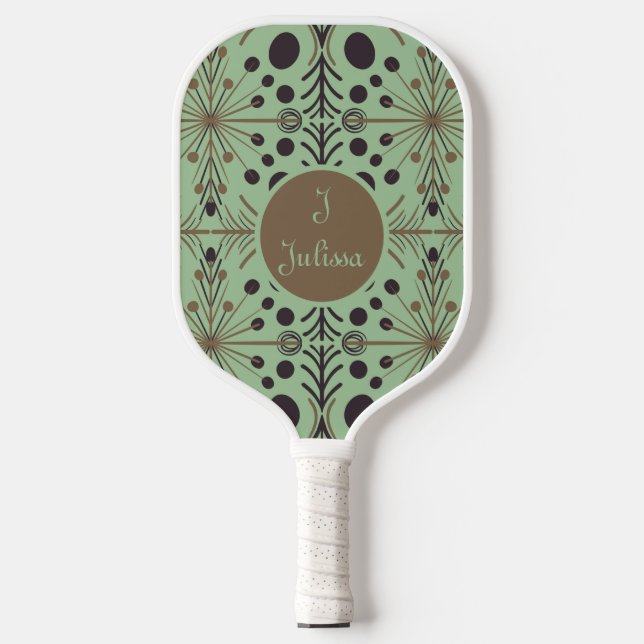 Palas De Pickleball Moneda de flecha geométrica Boho (Anverso)