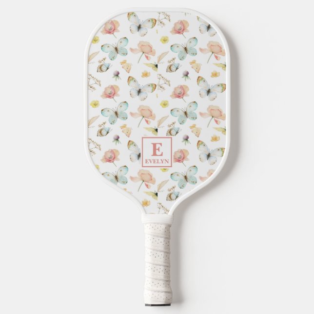 Palas De Pickleball Monogram Pickleball Paddle Butterflies (Anverso)