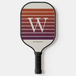 Palas De Pickleball Monogram Sunset Gradient