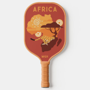 Palas De Pickleball Monograma África personalizado