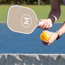 Palas De Pickleball Monograma clásico mínimo