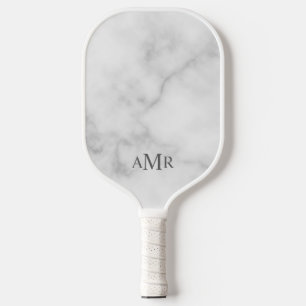 Palas De Pickleball Monograma clásico personalizado