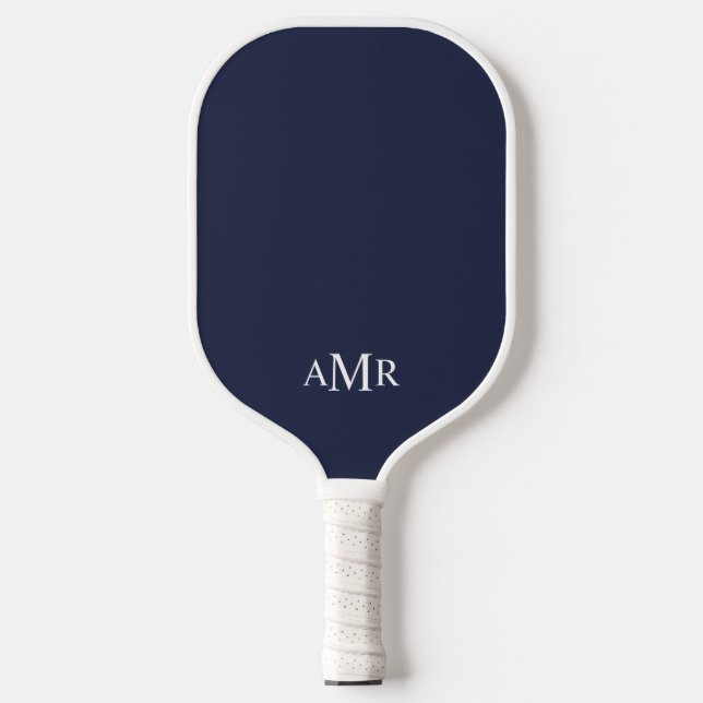 Palas De Pickleball Monograma clásico personalizado (Anverso)