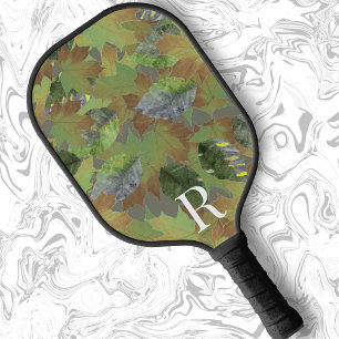 Palas De Pickleball Monograma clásico Regalo de foliación para papá