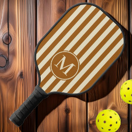 Palas De Pickleball Monograma de arena quemada con bandas de polo de m