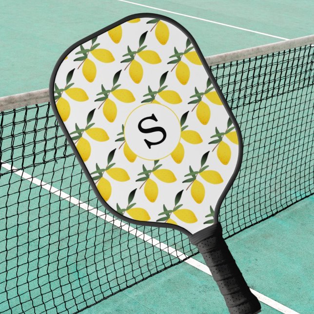 Palas De Pickleball Monograma de cítricos limón (Subido por el creador)
