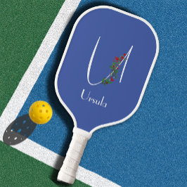Palas De Pickleball Monograma de color azul U