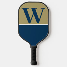 Palas De Pickleball Monograma de colores del equipo de Blue & Gold Col