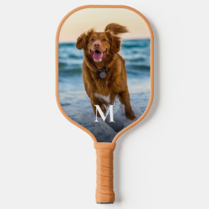 Palas De Pickleball Monograma de Foto Personalizada
