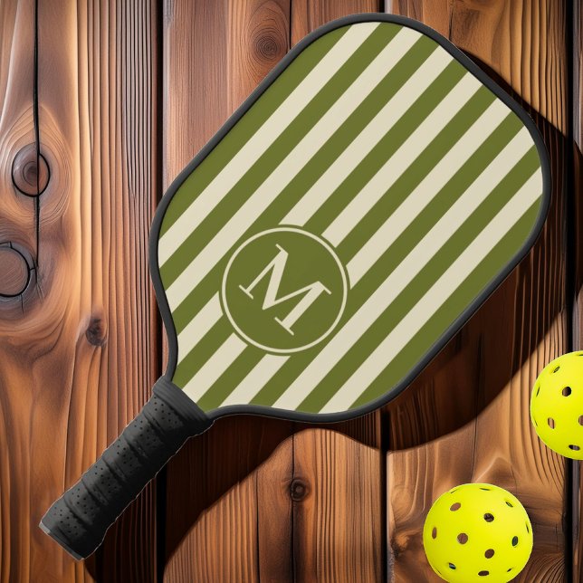 Palas De Pickleball Monograma de Polo Striping Sweet Olive de mediados (Subido por el creador)