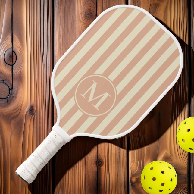 Palas De Pickleball Monograma de tiras de polo de mediados del siglo (Subido por el creador)