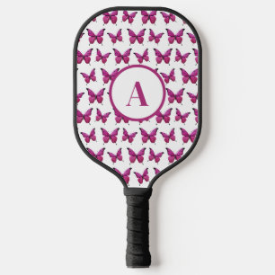 Palas De Pickleball Monograma del modelo moderno de mariposa cúpula ro