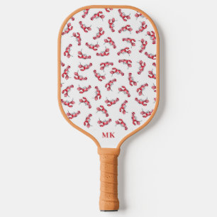 Palas De Pickleball Monograma del patrón de langosta