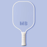 Palas De Pickleball Monograma inicial simple y moderno<br><div class="desc">Moderno y sencillo monograma inicial remo de bolas de bolas. Crea tu propio pickleball personalizado con el nombre inicial del personalizado.</div>