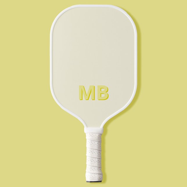 Palas De Pickleball Monograma inicial simple y moderno (Subido por el creador)