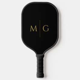 Palas De Pickleball Monograma Moderno Estilo Personalizado