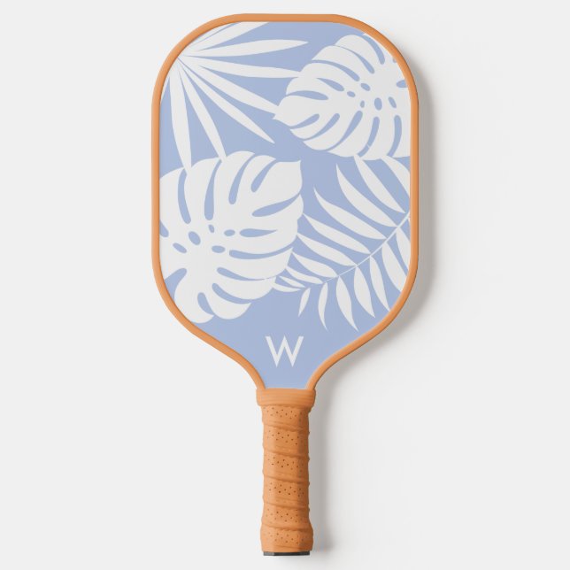 Palas De Pickleball Monograma moderno tropical (Anverso)