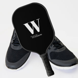 Palas De Pickleball Monograma negro