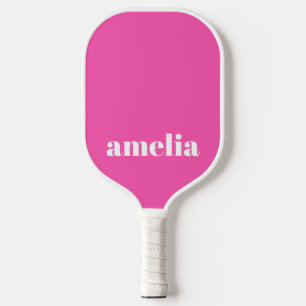 Palas De Pickleball Monograma rosa caliente