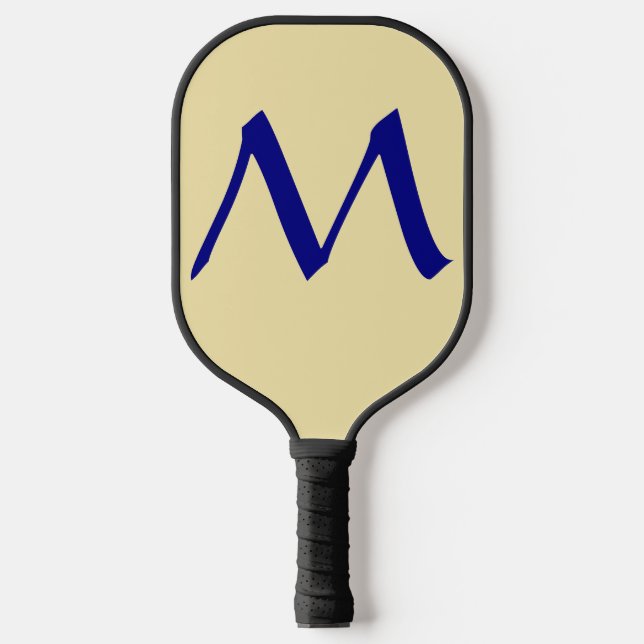 Palas De Pickleball Monograma Simple Personalizado (Anverso)