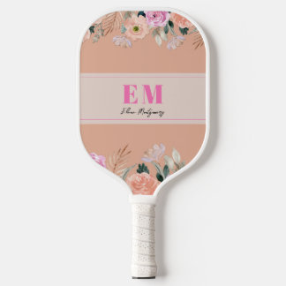 Palas De Pickleball Monogramado de Rosa seco