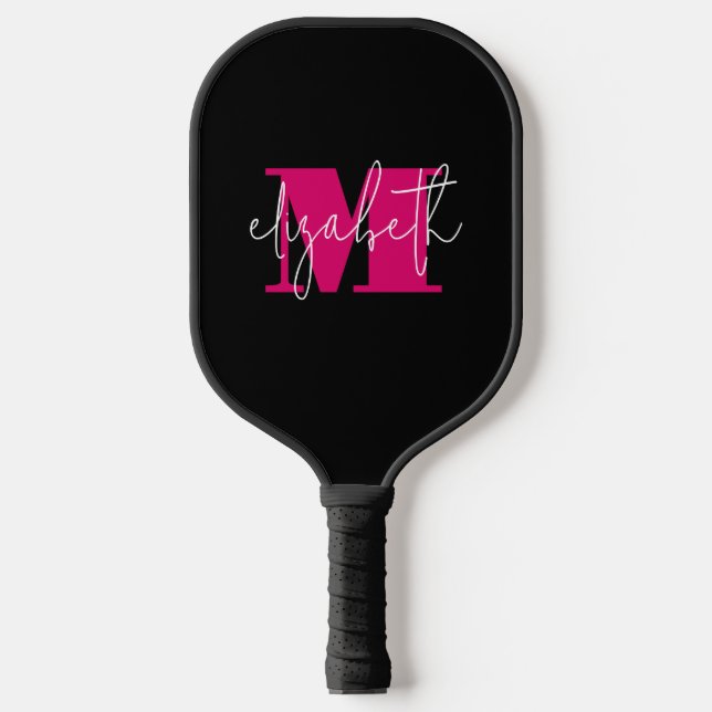 Palas De Pickleball Monogramado moderno (Anverso)