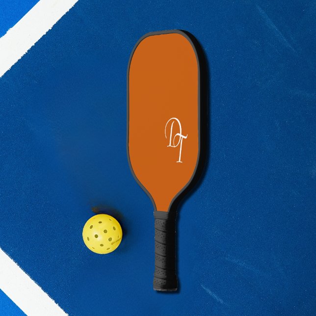 Palas De Pickleball Monogramado - naranja quemado (Subido por el creador)