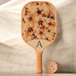 Palas De Pickleball Monogramed Moth Meadow Amber