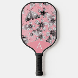 Palas De Pickleball Monogramed Moth Meadow Pink
