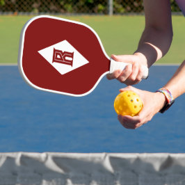 Palas De Pickleball Monogrammed Burgundy