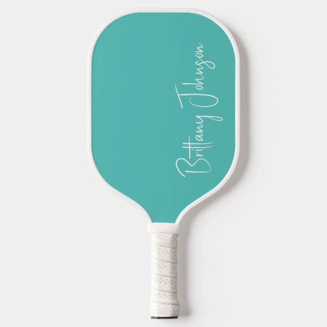 Palas De Pickleball Monogramo Aqua Pickleball Paddle (Anverso)