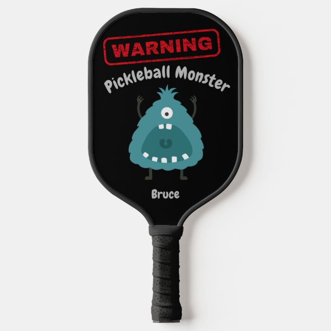 Palas De Pickleball Monstruo de Pickleball Personalizado (Anverso)