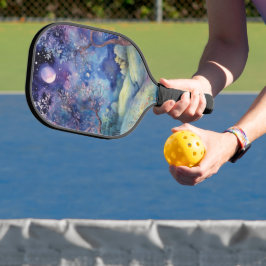 Palas De Pickleball Moonlit Enchanted Forest Nightscape