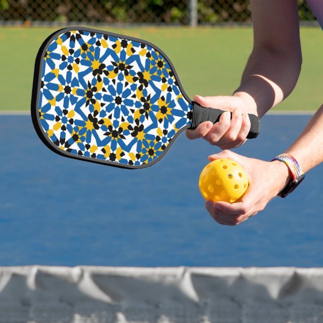 Palas De Pickleball Moroccan Zellige Geometric Pattern Professional (in situ)