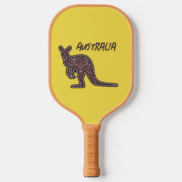 Palas De Pickleball Mosaico aborigen canguro