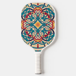 Palas De Pickleball Mosaico andaluz mínimo, Mandala-Pattern