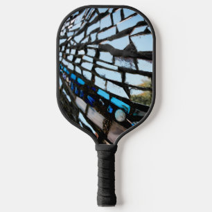 Palas De Pickleball Mosaico Espejo Azul