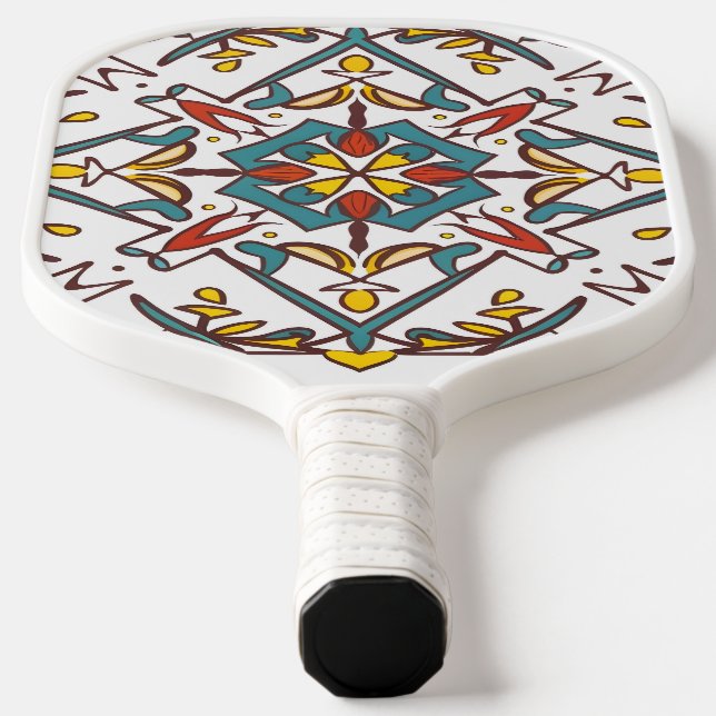 Palas De Pickleball mosaico giométrico, Mandala-Pattern (Distribución)