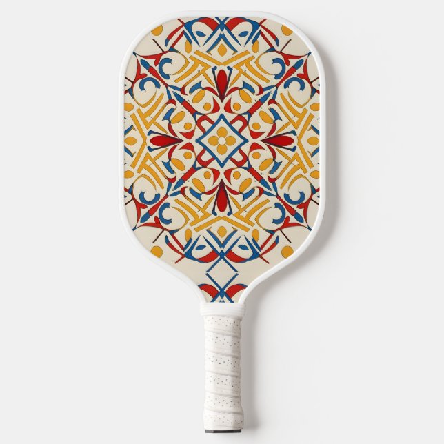 Palas De Pickleball mosaico vintage (Anverso)