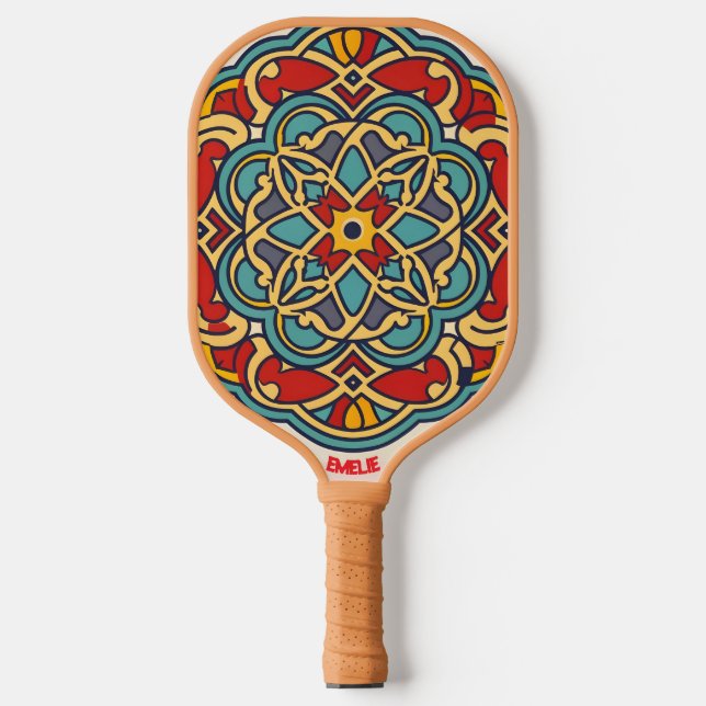 Palas De Pickleball mosaico zellige (Anverso)