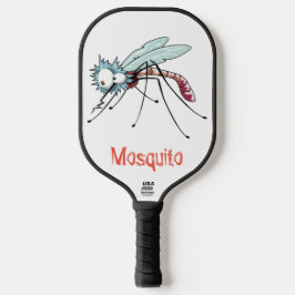 Palas De Pickleball Mosquito cartoon