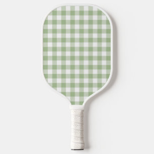 Palas De Pickleball Moss Green Preppy Gingham Pickle Ball
